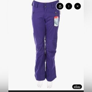 North Face Sz XL dry vent purple grey Ski pants